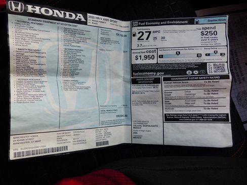 Used 2025 Honda HR-V Sport image 41