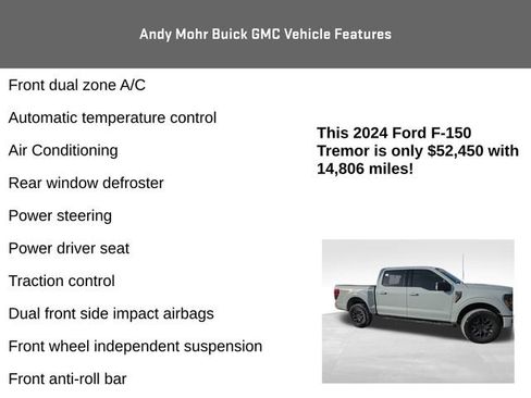 Used 2024 Ford F150 Tremor w/ Bed Utility Package image 8