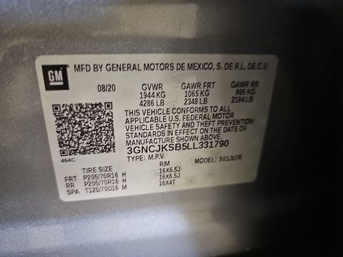 Used 2020 Chevrolet Trax LS w/ Tint and Cruise Package FWD image 23