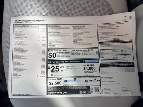 New 2026 BMW X5 xDrive40i w/ M Sport Package AWD/4WD image 20