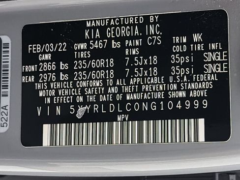 Used 2022 Kia Sorento S w/ Panoramic Sunroof Package AWD/4WD image 32