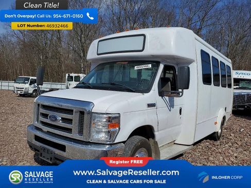 Used 2017 Ford E-350 and Econoline 350 Super Duty w/ Shuttle Bus Prep Package image 3