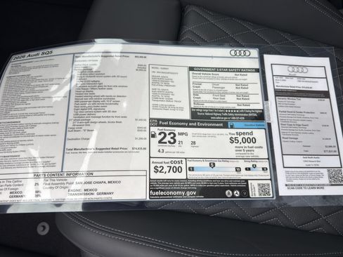 New 2026 Audi SQ5 Prestige AWD/4WD image 1