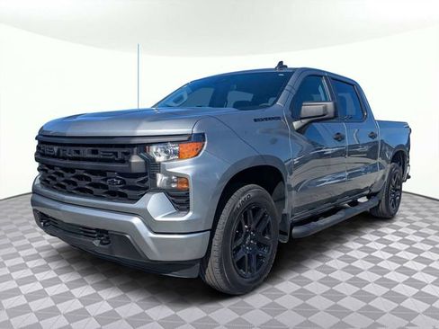 Used 2023 Chevrolet Silverado 1500 Custom w/ LPO, Dark Essentials Package RWD image 8