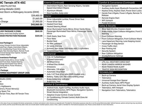 New 2026 GMC Terrain AT4 w/ Technology Package II AWD/4WD image 41