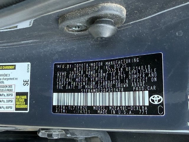 Used 2025 Toyota Corolla LE FWD image 33