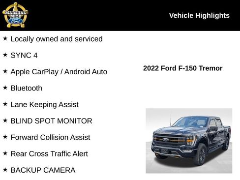 Used 2022 Ford F150 Tremor w/ Equipment Group 401A Mid image 2