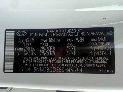 Used 2025 Hyundai Tucson SEL AWD/4WD image 32