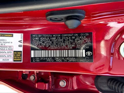 Used 2026 Toyota Corolla XLE FWD image 36