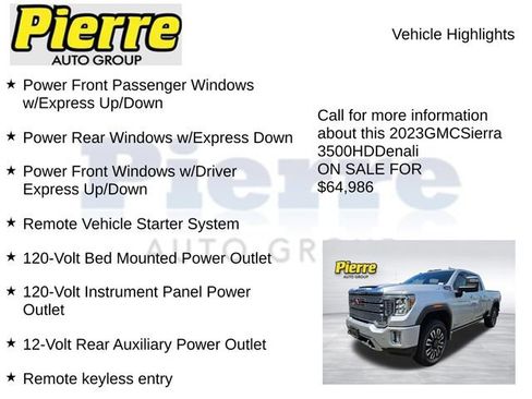 Used 2023 GMC Sierra 3500 Denali w/ Denali Ultimate Package AWD/4WD image 14