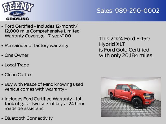 Certified 2024 Ford F150 XLT w/ Equipment Group 302A MID AWD/4WD image 5