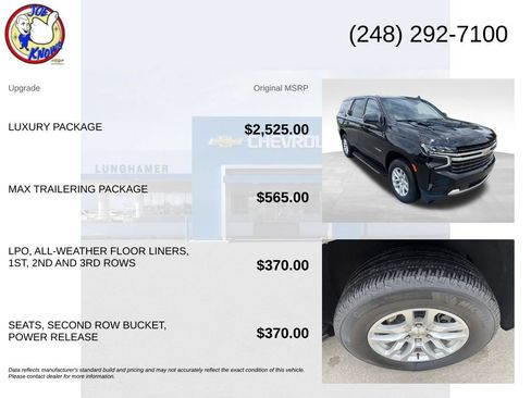 Used 2024 Chevrolet Tahoe LT w/ Luxury Package AWD/4WD image 5