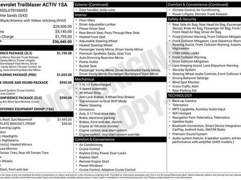 Used 2026 Chevrolet TrailBlazer ACTIV w/ Convenience Package AWD/4WD image 16