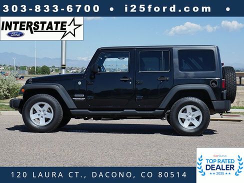 Used 2015 Jeep Wrangler Unlimited Sport w/ Quick Order Package 24S AWD/4WD image 3