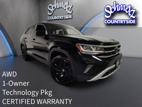 Certified 2023 Volkswagen Atlas Cross Sport SE w/ Black Wheel Package AWD/4WD image 1