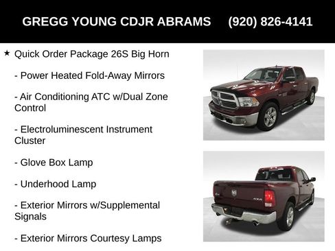 Used 2017 RAM 1500 Big Horn AWD/4WD image 13