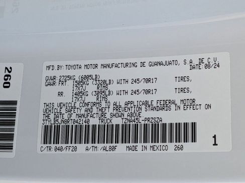 Certified 2024 Toyota Tacoma SR5 image 23