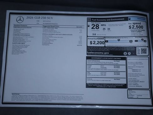 Certified 2026 Mercedes-Benz GLB 250 image 9