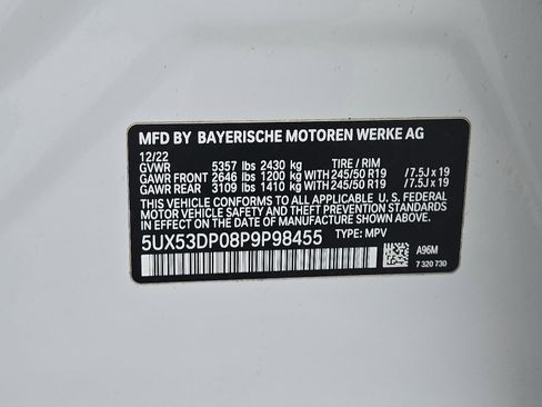 Certified 2023 BMW X3 xDrive30i w/ M Sport Package image 26