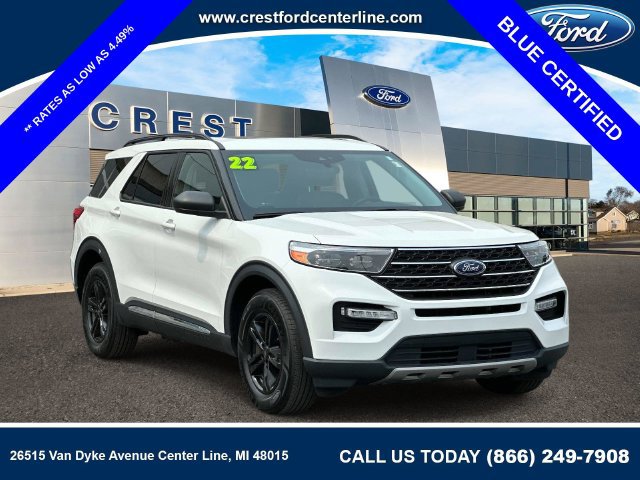 Certified 2022 Ford Explorer XLT w/ Equipment Group 202A AWD/4WD image 1