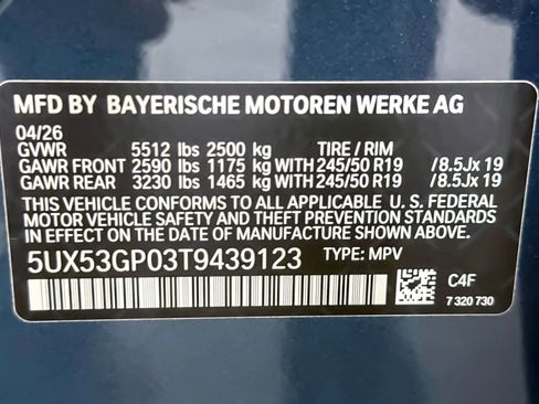New 2026 BMW X3 xDrive30 w/ Premium Package AWD/4WD image 27