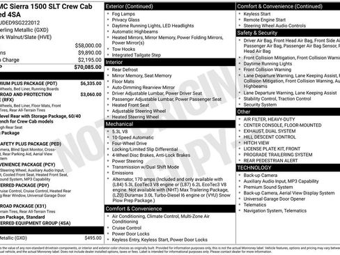 Certified 2025 GMC Sierra 1500 SLT w/ SLT Premium Plus Package AWD/4WD image 21