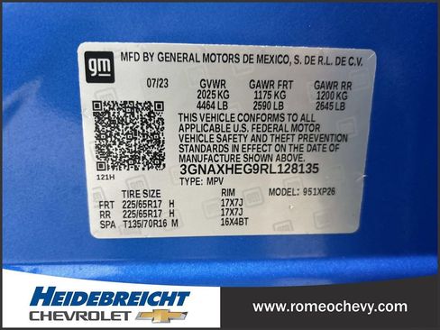 Certified 2024 Chevrolet Equinox LS w/ LPO, Floor Liner Package image 8