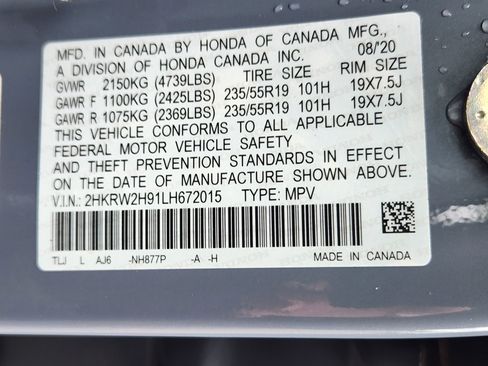 Used 2020 Honda CR-V Touring image 22