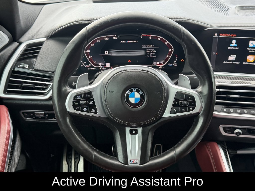 Used 2021 BMW X6 M50i w/ Executive Package AWD/4WD image 12