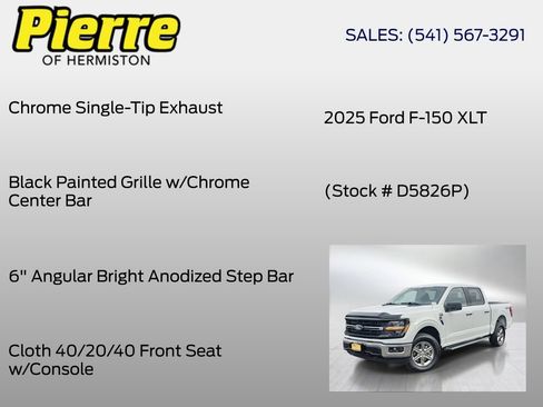 Certified 2025 Ford F150 XLT w/ Equipment Group 301A Standard AWD/4WD image 18