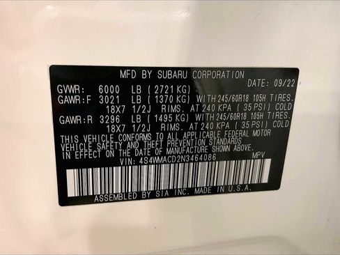 Certified 2022 Subaru Ascent Premium w/ Convenience Package AWD/4WD image 33