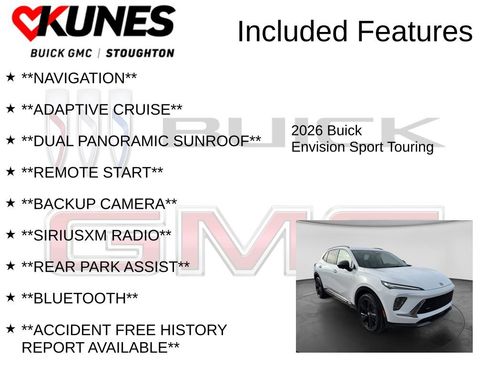 New 2026 Buick Envision Sport Touring AWD/4WD image 2