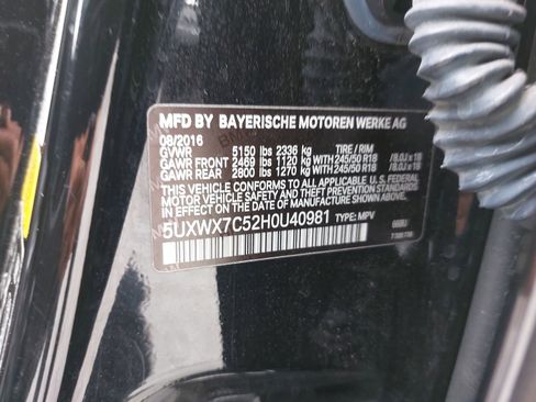Used 2017 BMW X3 xDrive35i AWD/4WD image 11