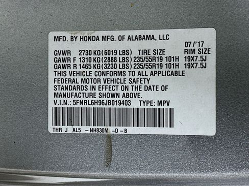 Used 2018 Honda Odyssey Elite image 12