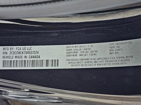 New 2025 Dodge Charger R/T w/ Quick Order Package 25M R/T image 19