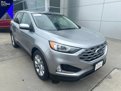 Used 2021 Ford Edge Titanium w/ Cargo Accessory Package FWD image 1
