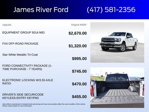 New 2026 Ford F150 Lariat w/ Equipment Group 501A Mid AWD/4WD image 5