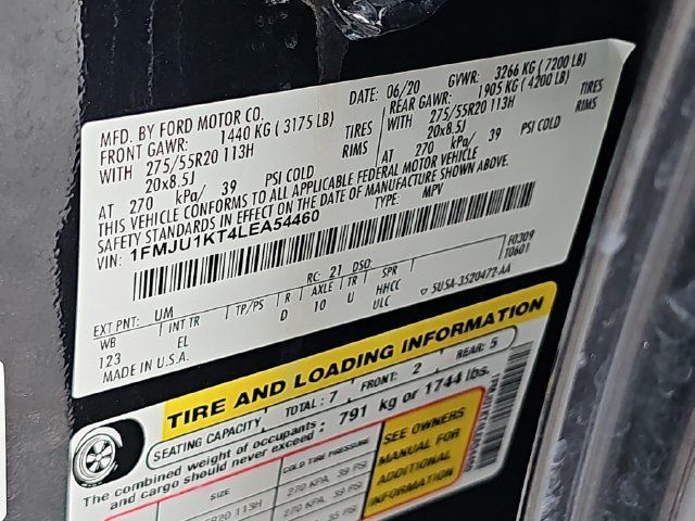 Certified 2020 Ford Expedition Limited RWD image 40