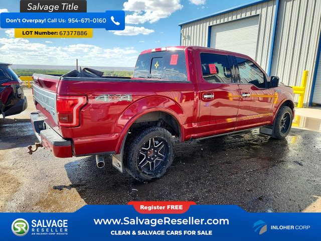Used 2016 Ford F150 Platinum w/ Technology Package AWD/4WD image 4