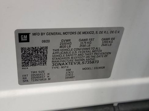 Used 2020 Chevrolet Equinox LT w/ Driver Convenience Package image 32