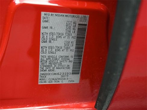 Certified 2024 Nissan Frontier S w/ Technology Package image 20