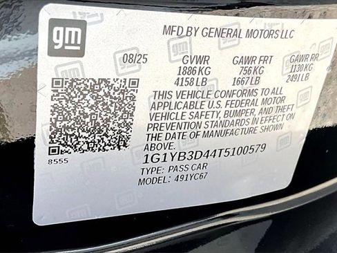 New 2026 Chevrolet Corvette 2LT w/ Z51 Performance Package image 12