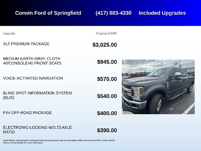 Used 2019 Ford F250 XLT w/ XLT Premium Package AWD/4WD image 5