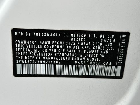 Used 2017 Volkswagen Jetta SE FWD image 15