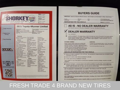 Used 2021 Toyota 4Runner Limited image 36