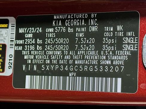 Used 2024 Kia Telluride EX FWD image 30