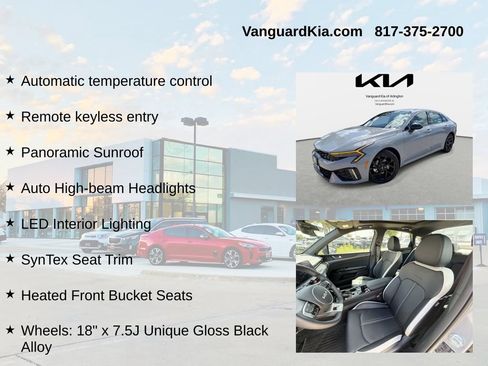 Certified 2026 Kia K5 GT-Line w/ GT-Line Premium Package FWD image 12
