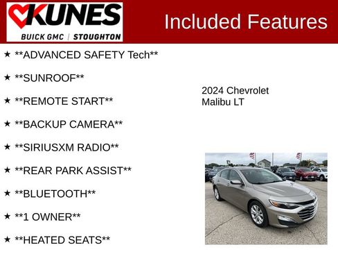 Used 2024 Chevrolet Malibu LT FWD image 2