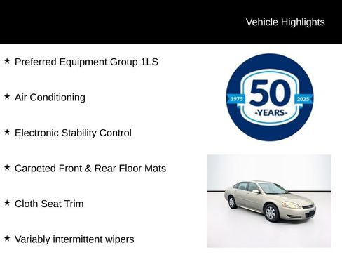 Used 2010 Chevrolet Impala LS FWD image 5