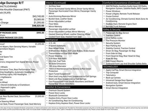 Used 2018 Dodge Durango R/T w/ Blacktop Package RWD image 37